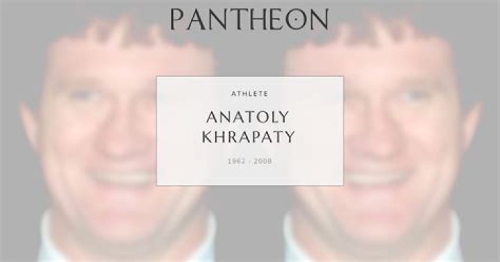 Anatoly Khrapaty biografía, edad, altura, esposo, net worth, familia